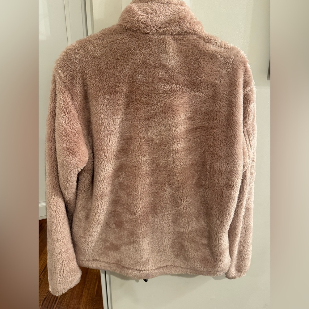 New Balance Blush Fuzzy Fleece Pullover - Picture 2 of 5